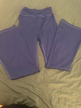 Purple High-Waist Yoga Pants